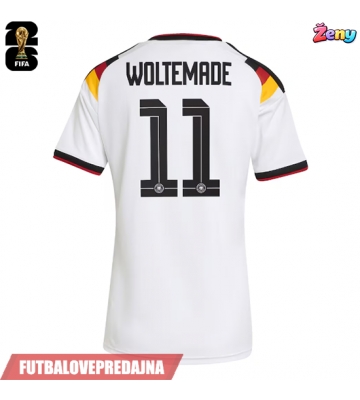 Lacne Ženy Futbalové dres Nemecko Nick Woltemade #11 MS 2026 Krátky Rukáv - Domáci